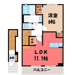 エスタシオン Ⅱの物件間取画像